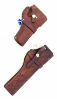 Two Leather Revolver Holsters