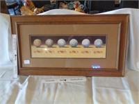 Framed Antique Golf Balls Print