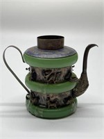 Antique Teapot Cloisonné China Dragon Head