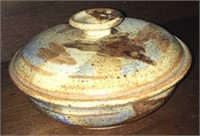 Covered Stoneware Dish