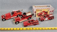Corgi & Bank Fire Trucks