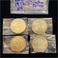 1972 Olympic Coin x4 SILVER 10 MARK