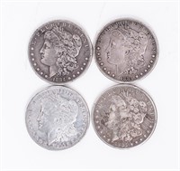 Coin 4 Nice 1884-S Morgan Silver Dollar Coins Key!