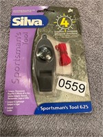 Silva- compass, thermometer, whistle, & magnifier