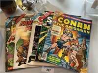 5 - MARVEL CONAN 1970'S LARGE COMICS