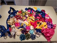 Wrapping Bows ribbon etc huge variety most unused.