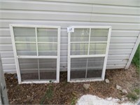 PORTABLE SHED WINDOWS W/SCREEN
