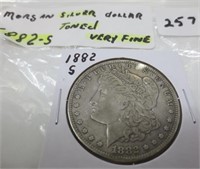 1882-S Morgan silver dollar