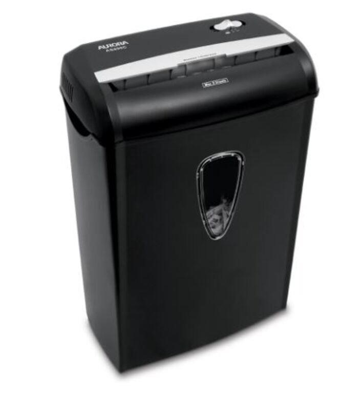 $37 Aurora 8-Sheet Cross-Cut Paper & Card Shredder