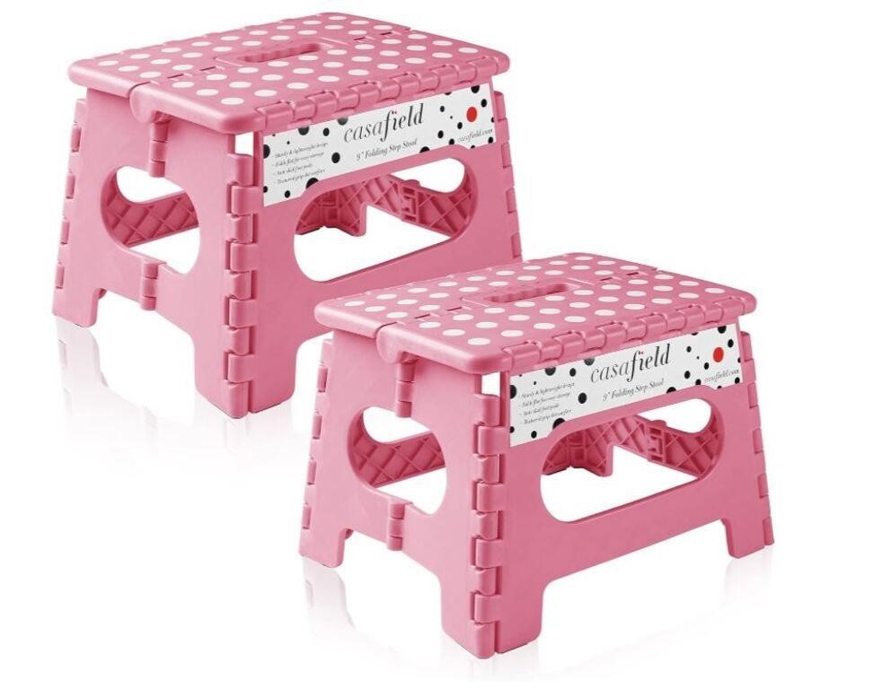 $21.99 Casafield 9" Folding Step Stool with Handle