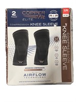 Copper Fit Elite Knee Sleeve S/M 2 Pack