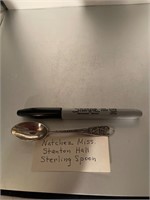 Sterling spoon