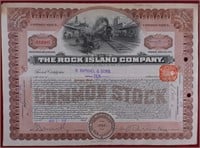 Rock Island Co. Stock Certificate