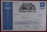 Seatrain Line Stock Certificate