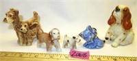 Vtg Syroco Fox Terrier, Lefton Cocker Spaniel