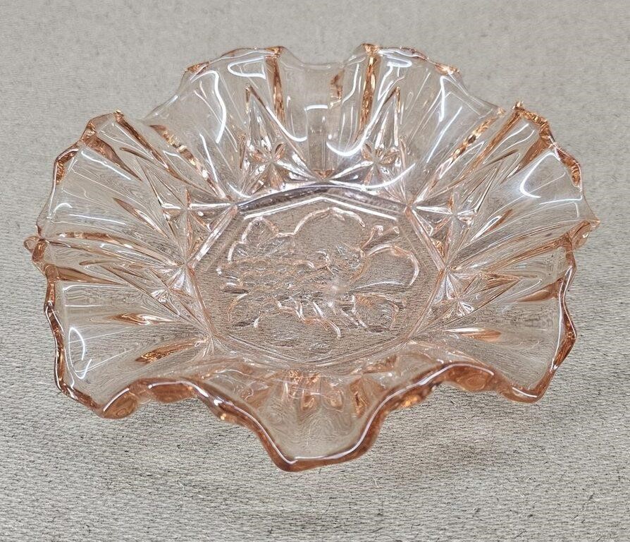 Rose Blush Ruffle Edge Bowl