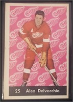 1961 Parkhurst #25 Alex Delvecchio Hockey Card