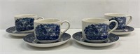 Royal Tudor Porcelain Cups & Saucers