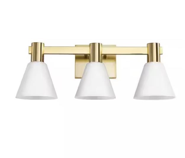 Light Gold Dimmable Bathroom Vanity Light