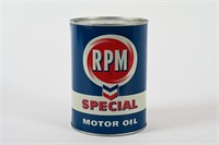 RPM SPECIAL MOTOR OIL U.S. QT CAN