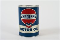 ZEROLENE MOTOR OIL U.S. QT CAN