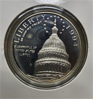 US Capitol. 900 silver coin 26.73 grams