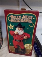 Holly Jolly rock Santa