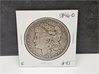 1896 O  Morgan Silver Dollar Coin