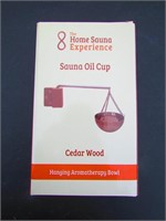 NEW Home Sauna Oil Cup Cedar Wood
