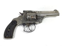 Smith & Wesson 5 Shot 38 Revolver Nickel Plate