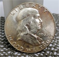 1963-D BU FRANKLIN HALF DOLLAR