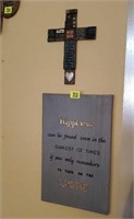 Happiness & Hope wall decor