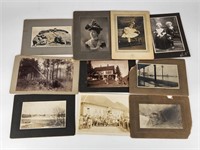 ASSORTED LOT OF ANTIQUE PHOTOGRAPHS