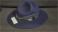 Blue Military Drill Sargent Wool Hat 7-3/8