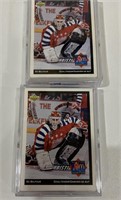 2- 92/93 McDonald’s hockey cards