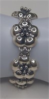 Vintage Mexican Sterling Silver Flower Link