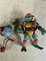 1992 TMNT Movie Star Raphael Real Rubbery Skin