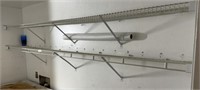 (2) Piece Wire Shelving & Room Lot