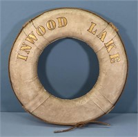 Antique Inwood Lake Life Preserver