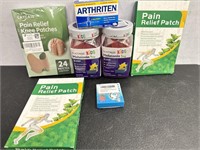New pain relief patches, melatonin, aspirin and