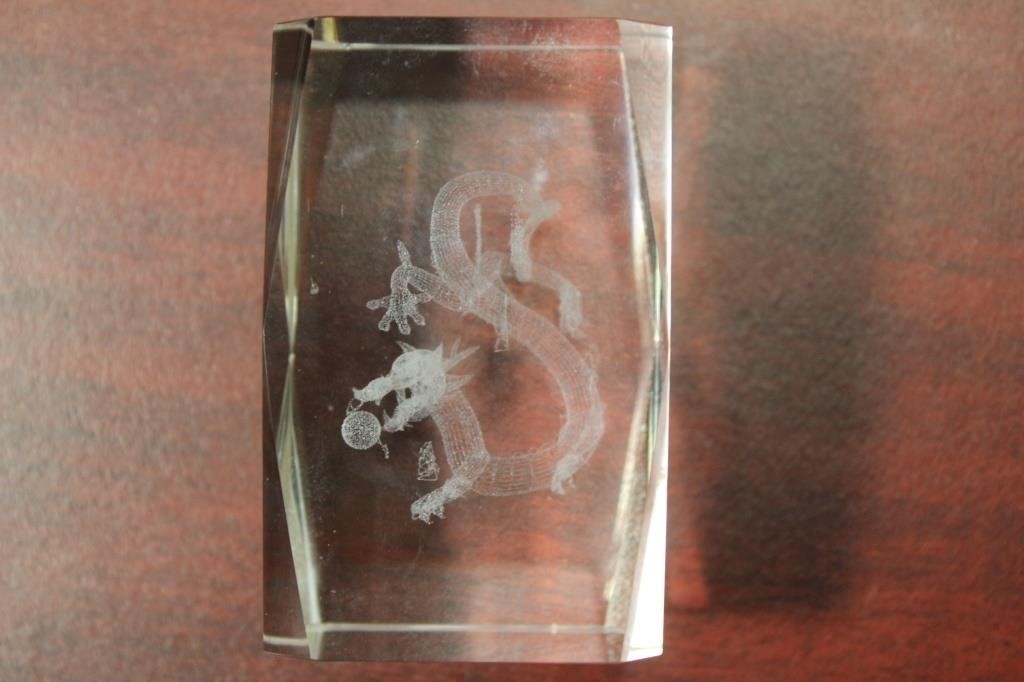 A Chinese Dragon Paperweight