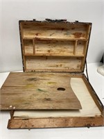 Artist Box 12x16 W / Paper And Wood Pallet