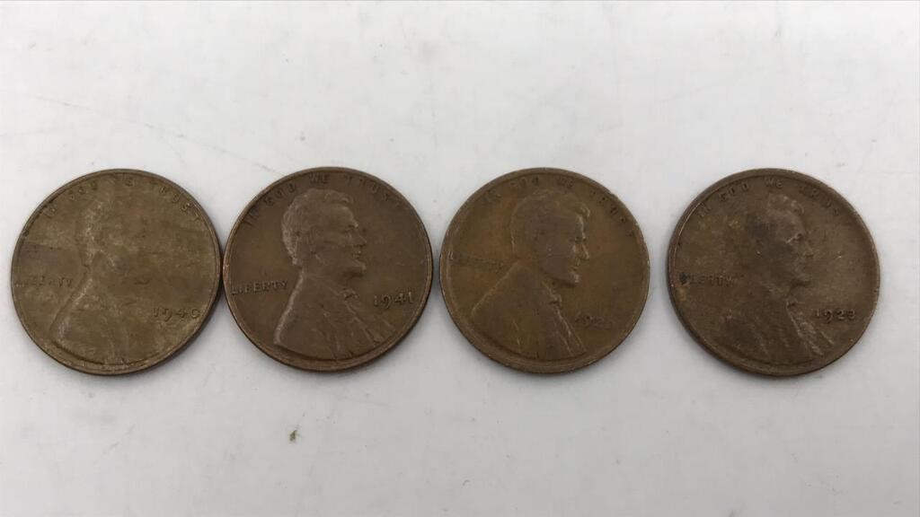 1920,1921,1940,1941 Wheat Pennies