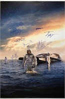 Autograph Interstellar Poster Christopher Nolan