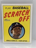 2020 Topps Heritage Scratch Off Ronald Acuna Jr #5