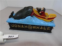 "Jonah & the Whale" Cast Iron Mechanical Bank