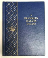 Whitman Franklin Halves 1948- Collectors Book - No