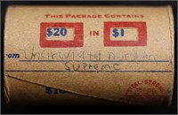 Wow! Covered End Roll! Marked "Unc Morgan Supreme"