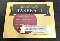 Vest Pocket Encyclopedia of Baseball 1956