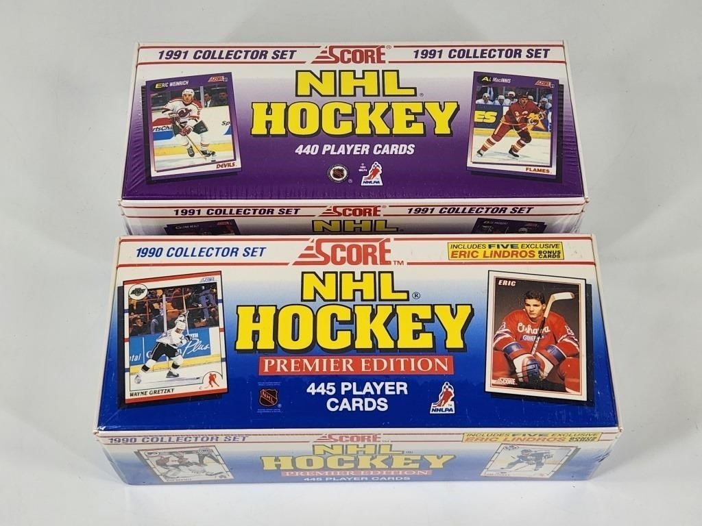 1990-91 SCORE NHL HOCKEY SETS SEALED